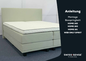 Bedienungsanleitung Swiss Sense HOME 161 Bettgestell