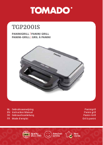 Manual Tomado TGP2001S Contact Grill