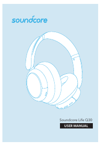 Manual Soundcore Life Q30 Auscultador