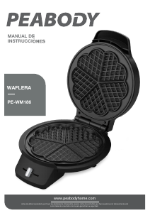 Manual de uso Peabody PE-WM186 Gofrera