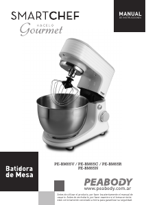 Manual de uso Peabody PE-BM65C Batidora de pie
