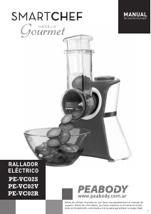 Manual de uso Peabody PE-VC02S Cortador en espiral