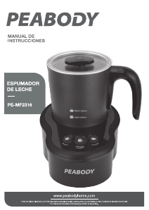 Manual de uso Peabody PE-MF2316 Batidor de leche