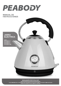 Manual de uso Peabody PE-KV8213P Hervidor