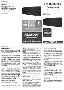 Manual de uso Peabody PE-CVL20B Calefactor