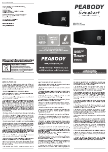 Manual de uso Peabody PE-CVU20N Calefactor