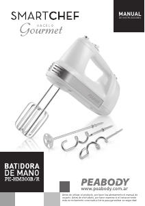 Manual de uso Peabody PE-HM300B Batidora de varillas