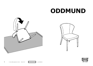 사용 설명서 이케아 ODDMUND 의자