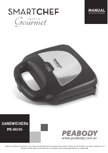 Manual de uso Peabody PE-S6191 Grill de contacto