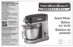 Handleiding Hamilton Beach 63240 Standmixer