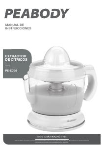 Manual de uso Peabody PE-EC30 Exprimidor de cítricos