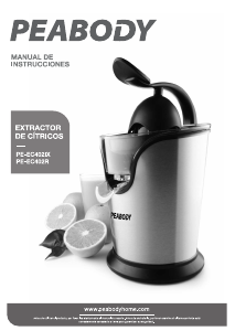 Manual de uso Peabody PE-EC402R Exprimidor de cítricos