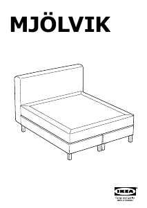 Hướng dẫn sử dụng IKEA MJOLVIK Khung giường