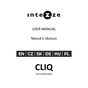 Handleiding Intezze Cliq Koptelefoon