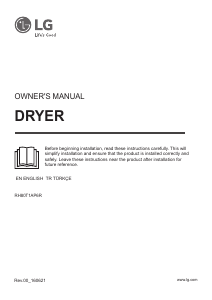 Manual LG RH80T1AP6R Dryer