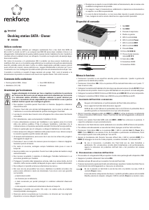 Manuale Renkforce 1013330 Docking station per hard disk
