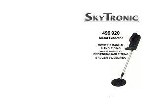 Manual Skytronic 499.920 Metal Detector