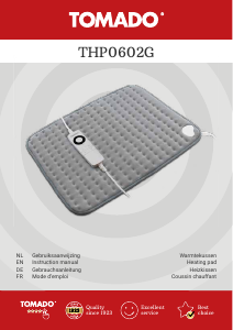 Handleiding Tomado THP0602G Warmtekussen