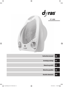 Használati útmutató Dyras HT-2000 Hősugárzó
