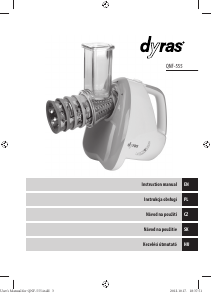 Használati útmutató Dyras QNF-555 Spirálvágó