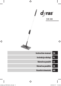 Manual Dyras SSW-480 Sweeper