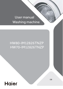 Manual Haier HW80-IM12826TNZP Washing Machine