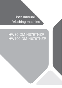 Handleiding Haier HW100-DM14876TNZP Wasmachine