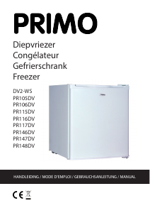 Manual Primo PR117DV Freezer