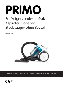 Mode d’emploi Primo PR503VC Aspirateur