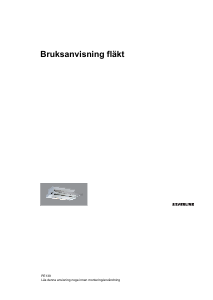 Bruksanvisning Silverline PE 139 RF Köksfläkt
