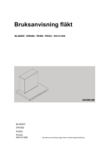Bruksanvisning Silverline PE 411 RF Köksfläkt
