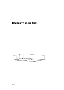 Bruksanvisning Silverline PE 223 RF Köksfläkt