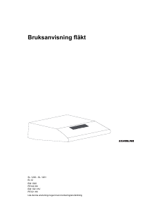Bruksanvisning Silverline PE 121 HV Köksfläkt