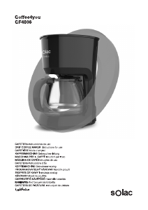 Manual de uso Solac CF4036 Coffee4You Máquina de café
