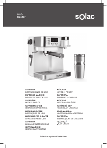كتيب Solac CE4497 ماكينة عمل قهوة إسبريسو