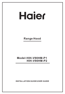 Manual Haier HIH-V90HM-P1 Cooker Hood