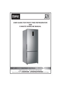 Handleiding Haier HRB-3654PSL-E Koel-vries combinatie