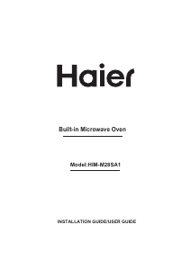 Manual Haier HIM-M28SA1 Microwave