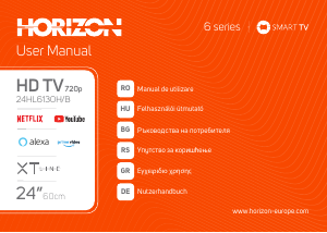 Bedienungsanleitung Horizon 24HL6130H/B LED fernseher
