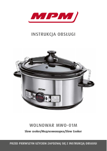 Bedienungsanleitung MPM MWO-01M Slow cooker