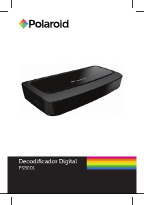 Manual de uso Polaroid PSB001 Receptor digital
