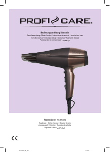 Manual Proficare PC-HT 3010 Hair Dryer