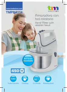 Manual de uso TM Electron TMPBA114 Batidora de varillas