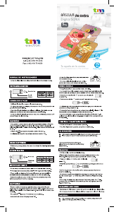 Handleiding TM Electron TMPBS029 Keukenweegschaal