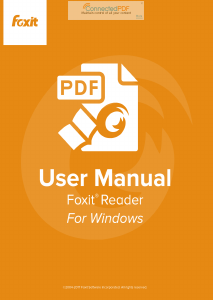 Bruksanvisning Foxit Reader 8.2.1
