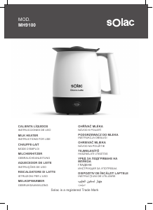 Manual de uso Solac MH9100 Choco-Latte Batidor de leche