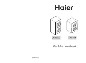 Handleiding Haier JC-87A Wijnklimaatkast