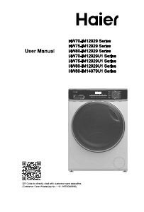Handleiding Haier HW80-IM12929CS3U1 Wasmachine