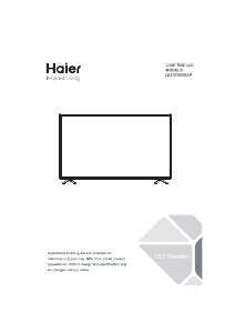 Handleiding Haier LE43F9000AP LED televisie