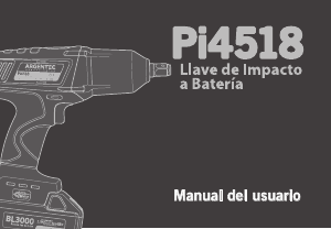 Manual de uso Argentec PI4518 Llave de impacto